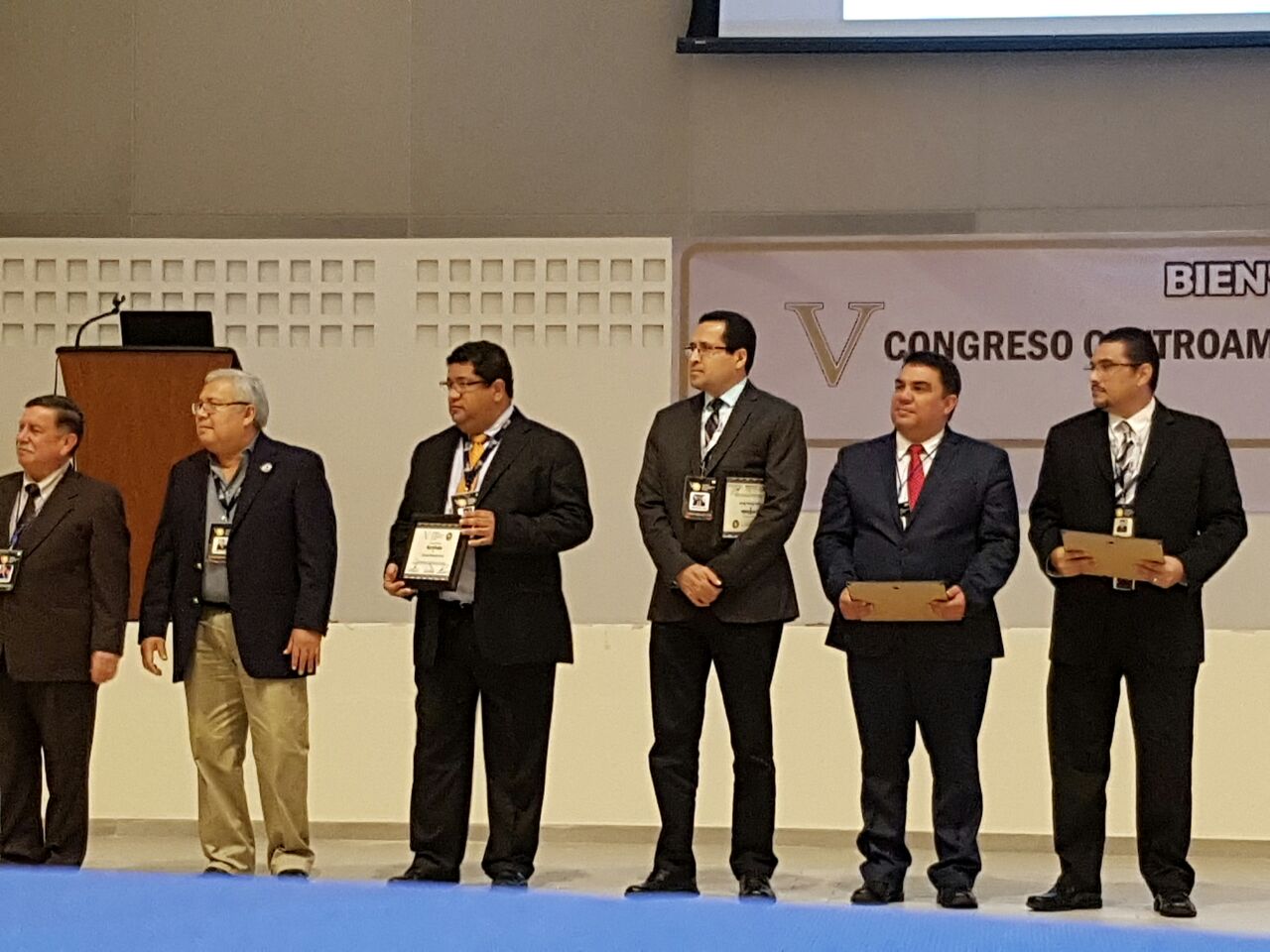 Recognition Lic. Mario A. Avilez participation in V Central American Congress of Private Security