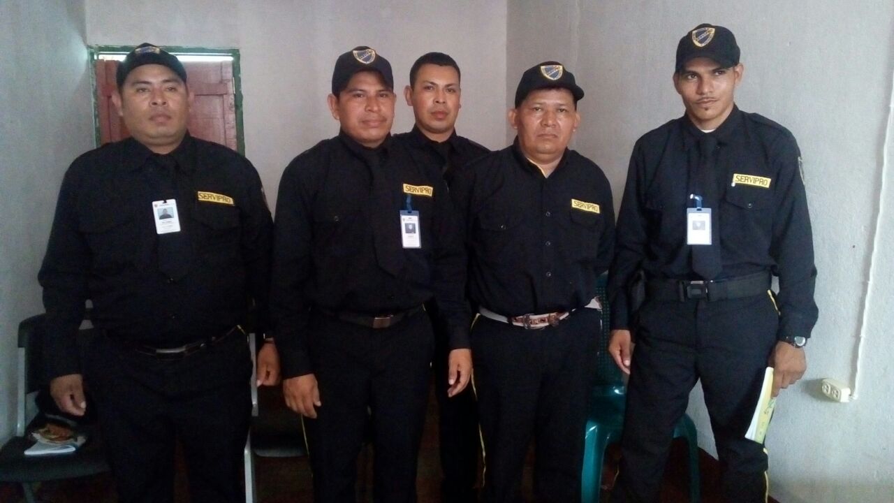 Security Guard Training at Jinotega