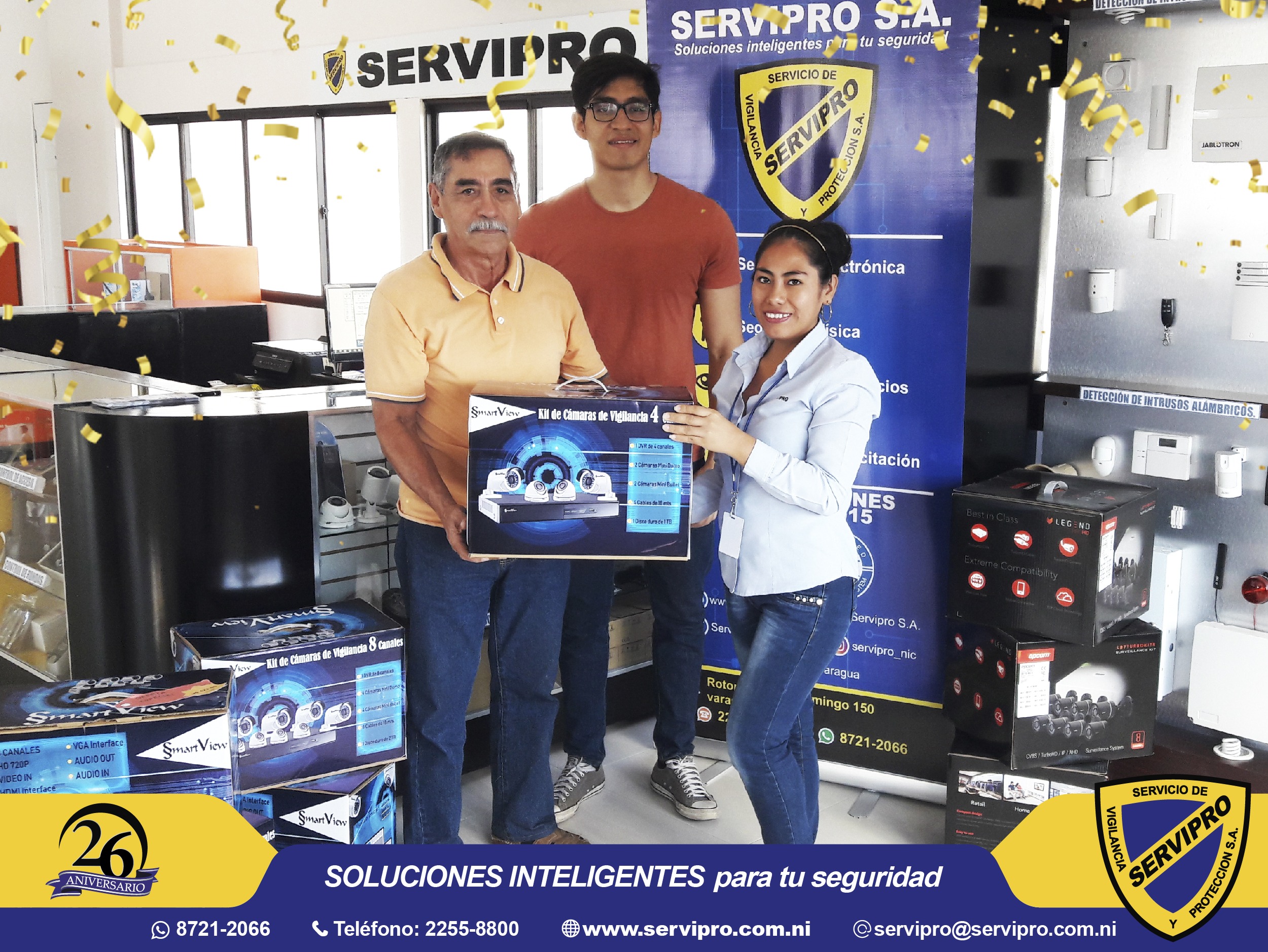 Felicitamos al Ganador de Rifa Un Kit CCTV