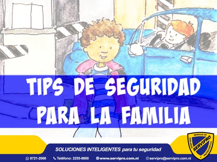 Sigue estos tips de seguridad para la familia y cuidado de los niños.  Contáctanos a través de Whatsapp ✆ 87212066 ó llámenos al ✆ 22558800